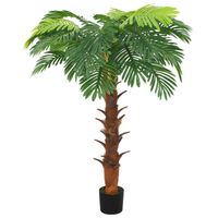 vidaXL Kunstplant met pot cycaspalm 160 cm groen - thumbnail