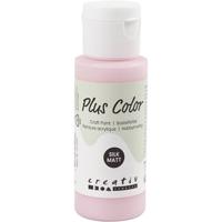 Plus Color acrylverf, soft pink, 60 ml/ 1 fles