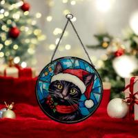 Kerst Kat Raamhanger - Kassakoopjes - Spiritueelboek.nl