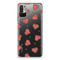 Xiaomi Redmi Note 10/10T 5G | Poco M3 Pro TPU bumper Hearts - thumbnail