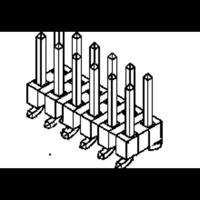 Molex 877590614 Male header, inbouw (standaard) Inhoud: 84 stuk(s) Tube - thumbnail