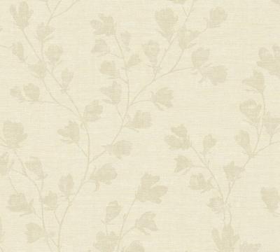 AS Creation Nara - Beige - Bladeren - 387475