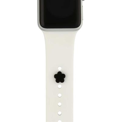 Apple Watch Sieraad - Bloem Zwart - Apple Watch Sieraad - Bloem Zwart -