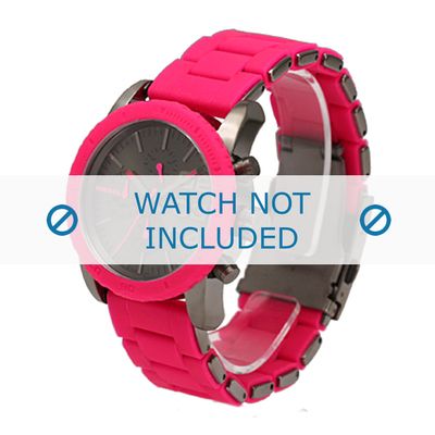 Diesel horlogeband DZ5362 Roestvrij staal (RVS) Roze 22mm