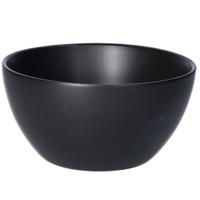 Kom - aardewerk - zwart - stapelbaar - D14 x 7.5 cm - schaaltje Kom - aardewerk - zwart - stapelbaar - D14 x 7.5 cm - schaaltje