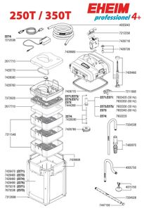 Eheim thermofilter professional 4 250 inclusief filtermassa - Gebr. de Boon