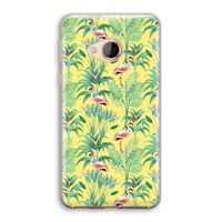Flamingo party: HTC U Play Transparant Hoesje