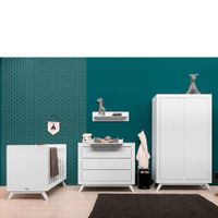 Bopita 3-delige meegroeikamer wit Anne - thumbnail