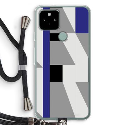 Gestalte 2: Pixel 5 Transparant Hoesje met koord
