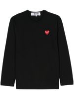 Comme Des Garçons Play t-shirt en coton à patch cœur - Noir - thumbnail