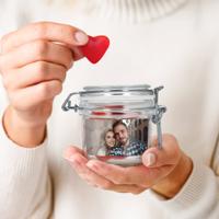 Snoeppot bedrukken - 200 ml - Hartjes