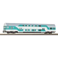 Piko H0 53109 H0 dubbeldeksrijtuig DBmq 776 mintgroen van de DR Piko H0 53109 H0 dubbeldeksrijtuig DBmq 776 mintgroen van de DR