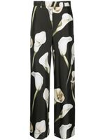 Lanvin Zijden broek - Groen - thumbnail