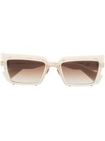 Balmain Eyewear lunettes de soleil Admirable à monture rectangulaire - Blanc - thumbnail