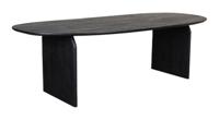 LABEL51 Deens Ovale Eettafel 'Cooper' Zwart Mangohout, 210 x 110cm