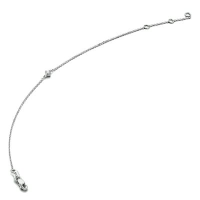 Armband Fantasie geelgoud-diamant G Si 16,5 - 18,5 cm