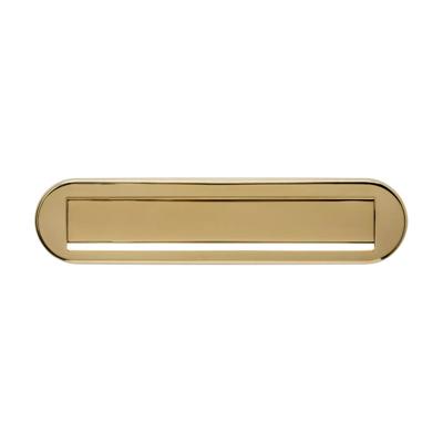 Intersteel Brievenbus regenrandPosta ovaal messing - 0013.400011