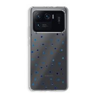 Blauwe stippen: Xiaomi Mi 11 Ultra Transparant Hoesje