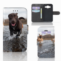 Samsung Galaxy Core Prime Telefoonhoesje met Pasjes Honden Labrador - thumbnail