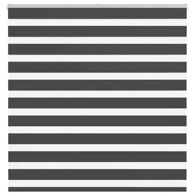 Zebra rolgordijn 150x150 cm stofbreedte 145,9 cm zwart