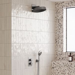 Saniclear Evolution inbouw regendouche met 2 standen handdouche RVS