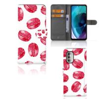 Motorola Moto G51 5G | Book Cover | Pink Macarons Motorola Moto G51 5G | Book Cover | Pink Macarons
