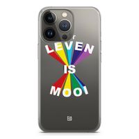 Het Leven Is Mooi: iPhone 13 Pro Transparant Hoesje