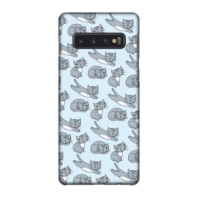 Poezen: Samsung Galaxy S10 4G Volledig Geprint Hoesje