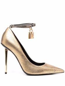 TOM FORD escarpins métallisés Padlock 115 mm