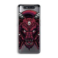 Hell Hound and Serpents: Samsung Galaxy A80 Transparant Hoesje