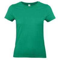 B&C T-shirt - smaragd groen - dames - ronde hals - katoen