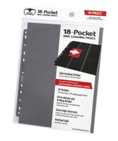 Ultimate Guard 18-Pocket Pages Side-Loading Grey (10) - thumbnail