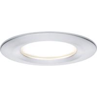 Paulmann Nova Inbouwlamp voor badkamer LED Energielabel: G (A - G) LED 6 W IP44 Aluminium (gedraaid)