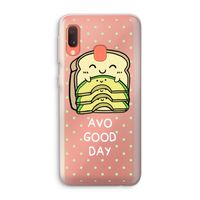 Avo Good Day: Samsung Galaxy A20e Transparant Hoesje Avo Good Day: Samsung Galaxy A20e Transparant Hoesje