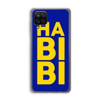 Habibi Blue: Samsung Galaxy A12 Transparant Hoesje