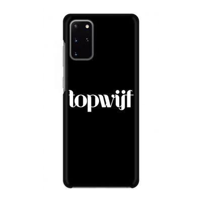 Topwijf Zwart: Volledig geprint Samsung Galaxy S20 Plus Hoesje