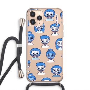 Gezichtjes: iPhone 11 Pro Transparant Hoesje met koord