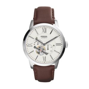 Horlogeband Fossil ME3064 Leder Bruin 22mm