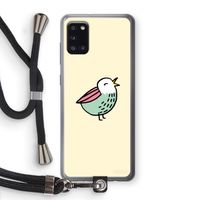 Birdy: Samsung Galaxy A31 Transparant Hoesje met koord