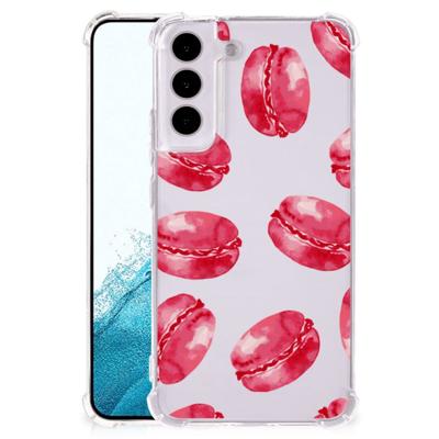 Samsung Galaxy S22 Beschermhoes Pink Macarons Samsung Galaxy S22 Beschermhoes Pink Macarons