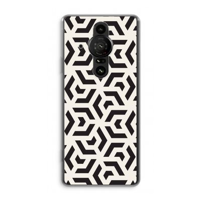 Crazy pattern: Sony Xperia Pro-I Transparant Hoesje