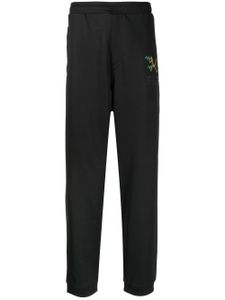 Kenzo pantalon de jogging à logo brodé - Noir