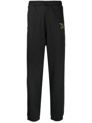Kenzo pantalon de jogging à logo brodé - Noir