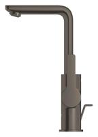 Wastafelmengkraan GROHE Lineare New L-Size M/Waste Hard Graphite Geborsteld