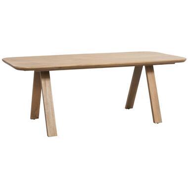 Eetkamertafel Mandy - mangohout - 75x200x94cm - Leen Bakker