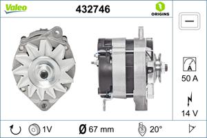 Valeo Alternator/Dynamo 432746