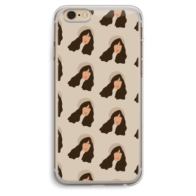 Bonjour mon amour: iPhone 6 Plus / 6S Plus Transparant Hoesje
