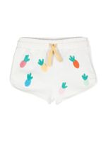 Stella McCartney Kids short à motif ananas brodé - Blanc - thumbnail