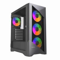 Gembird CCC-FC-900ARGB Gaming computerbehuizing Fornax 900, ATX, zwart Gembird CCC-FC-900ARGB Gaming computerbehuizing Fornax 900, ATX, zwart