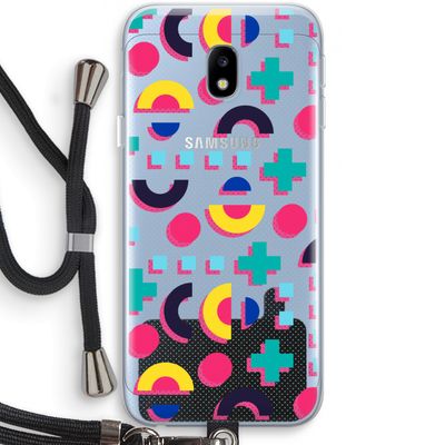 8-bit N°2: Samsung Galaxy J3 (2017) Transparant Hoesje met koord